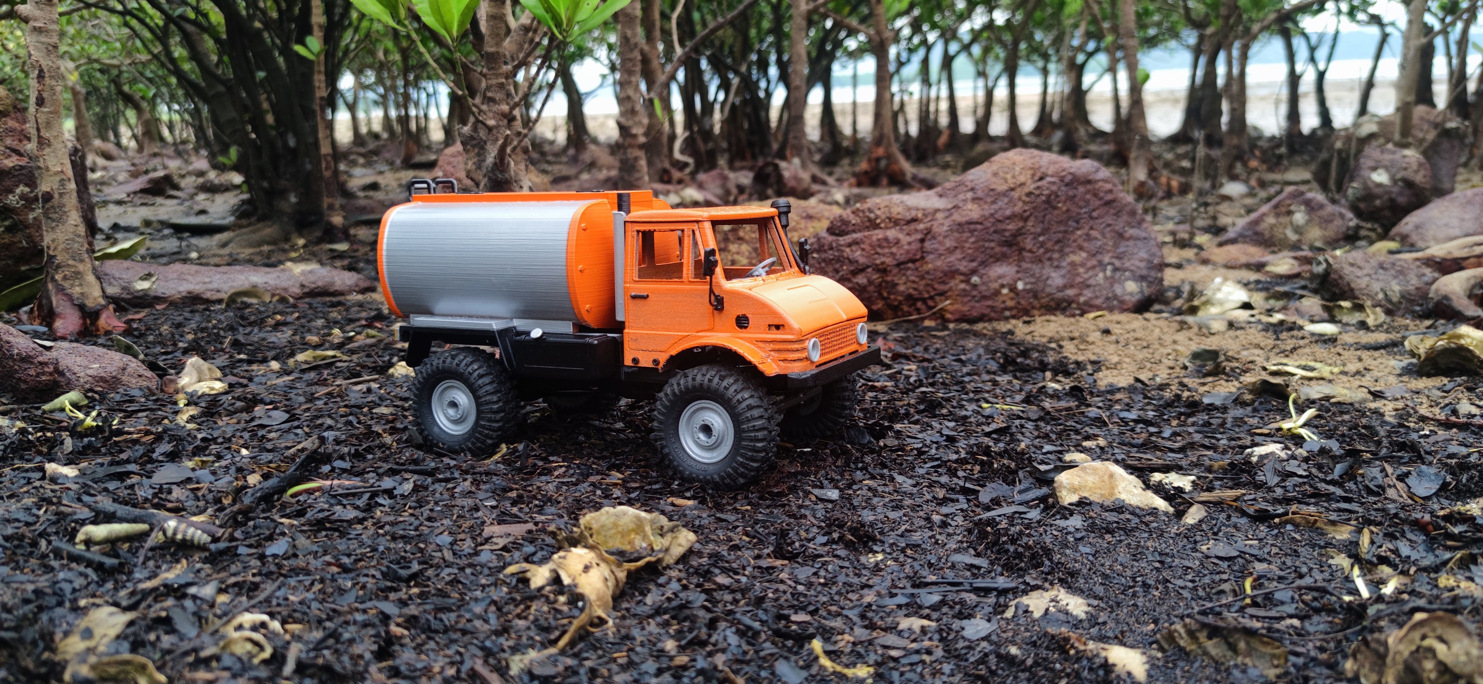 Baby Bog 406 Front Cab - 1-18 TRX4M RC body 3D print model_3