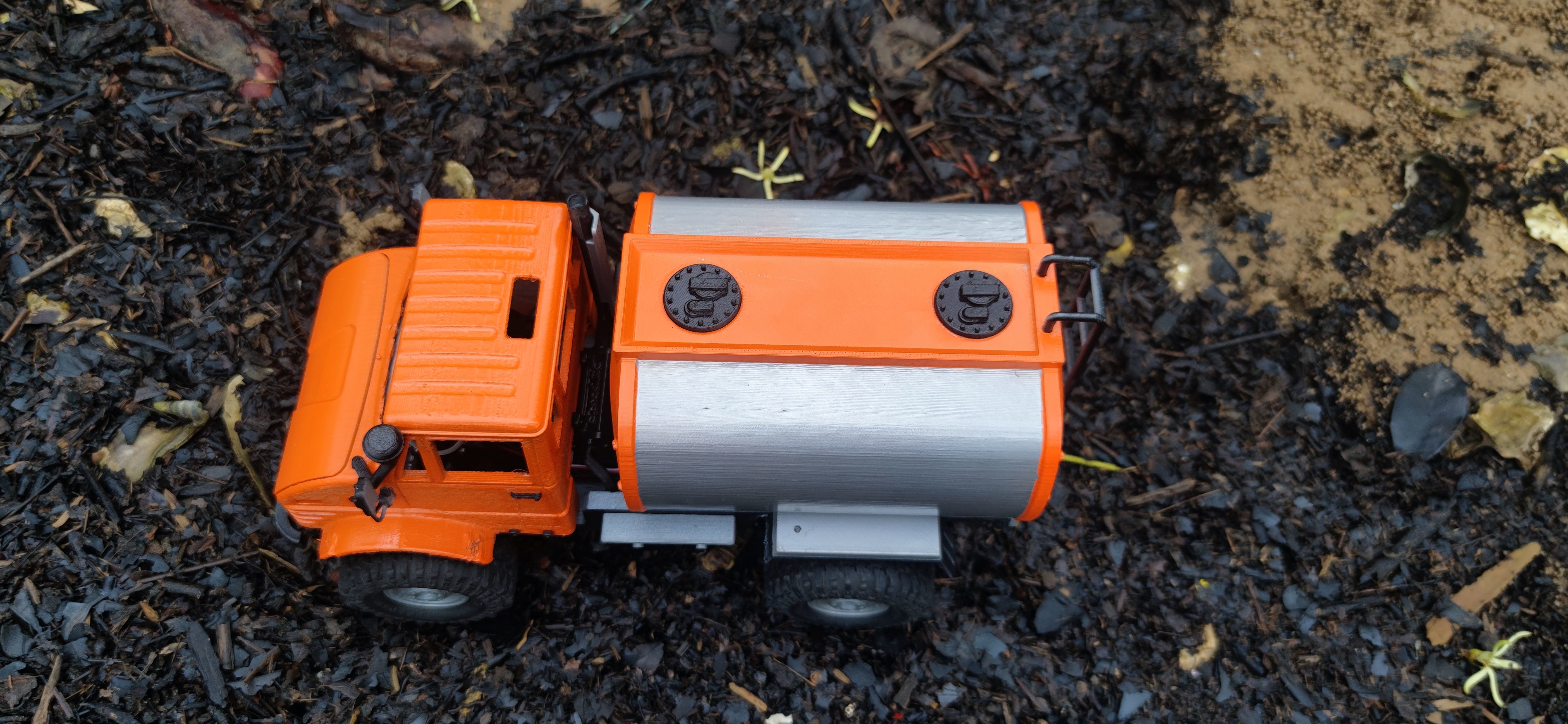 Baby Bog 406 Front Cab - 1-18 TRX4M RC body 3D print model_7