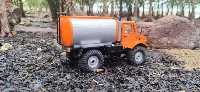 Baby Bog 406 Fuel Carrier - 1-18 TRX4M RC body attachment 3D print model