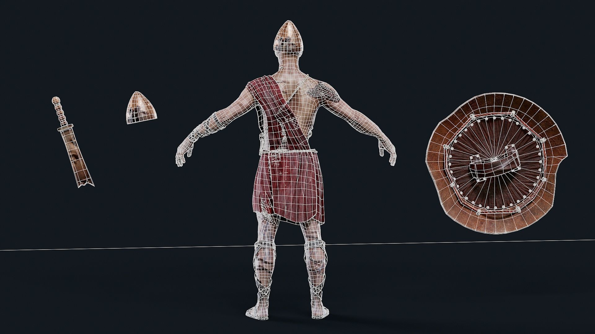 SPARTAN ILOTE UNDEAD 1 Low-poly 3D model_12