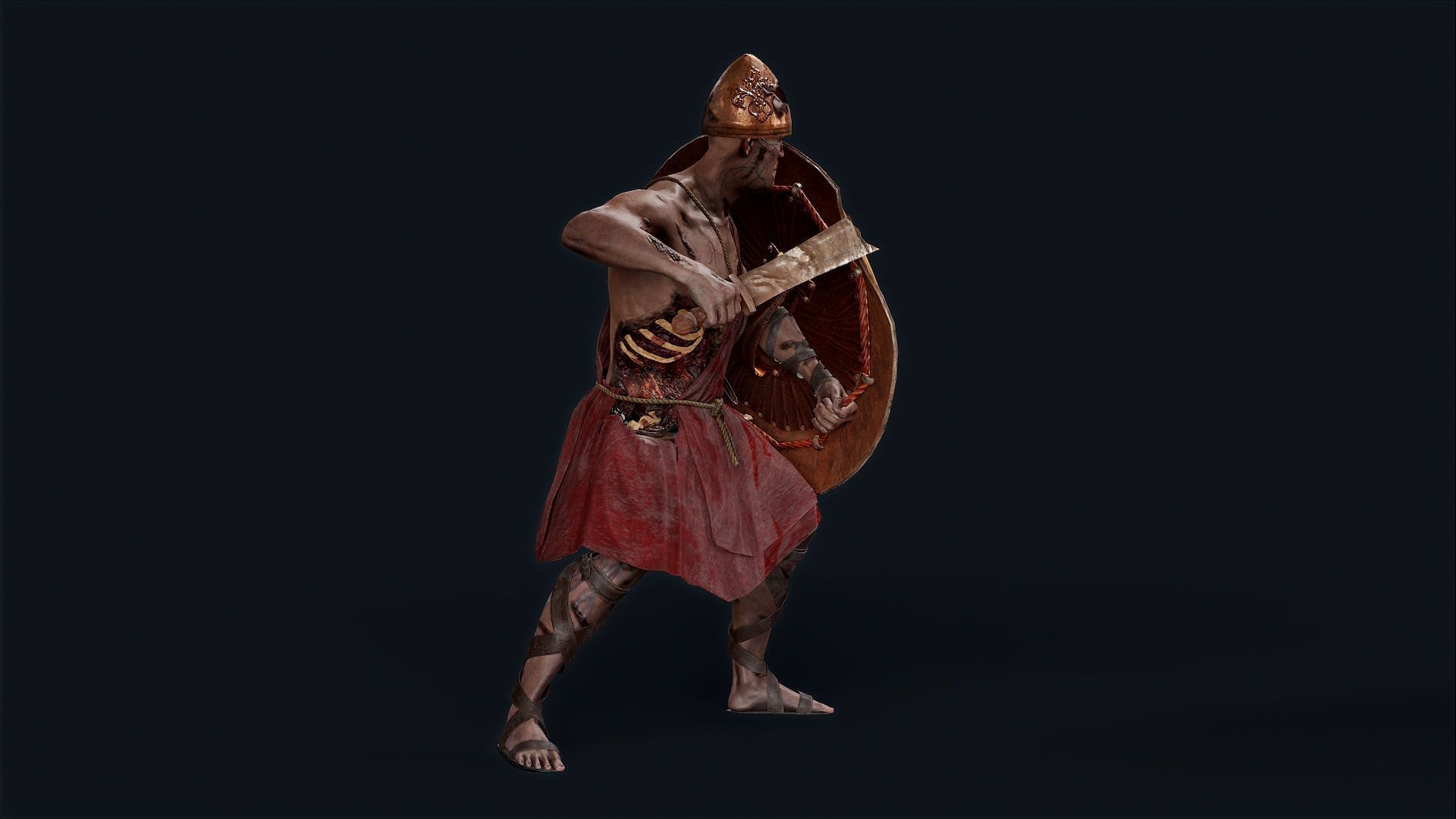 SPARTAN ILOTE UNDEAD 1 Low-poly 3D model_3