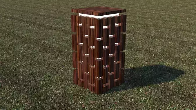 garden lighting 3D model