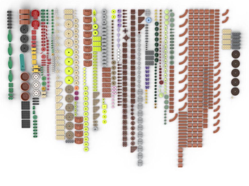 PixelBricks3D - Lego Tiny Plants  3D print model_4