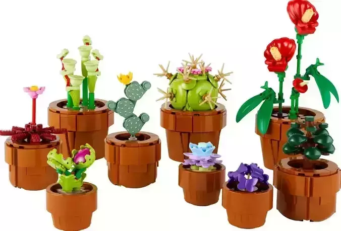 PixelBricks3D - Lego Tiny Plants  3D print model