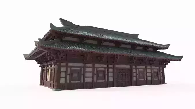 Asian Ancient Architecture Barracks
