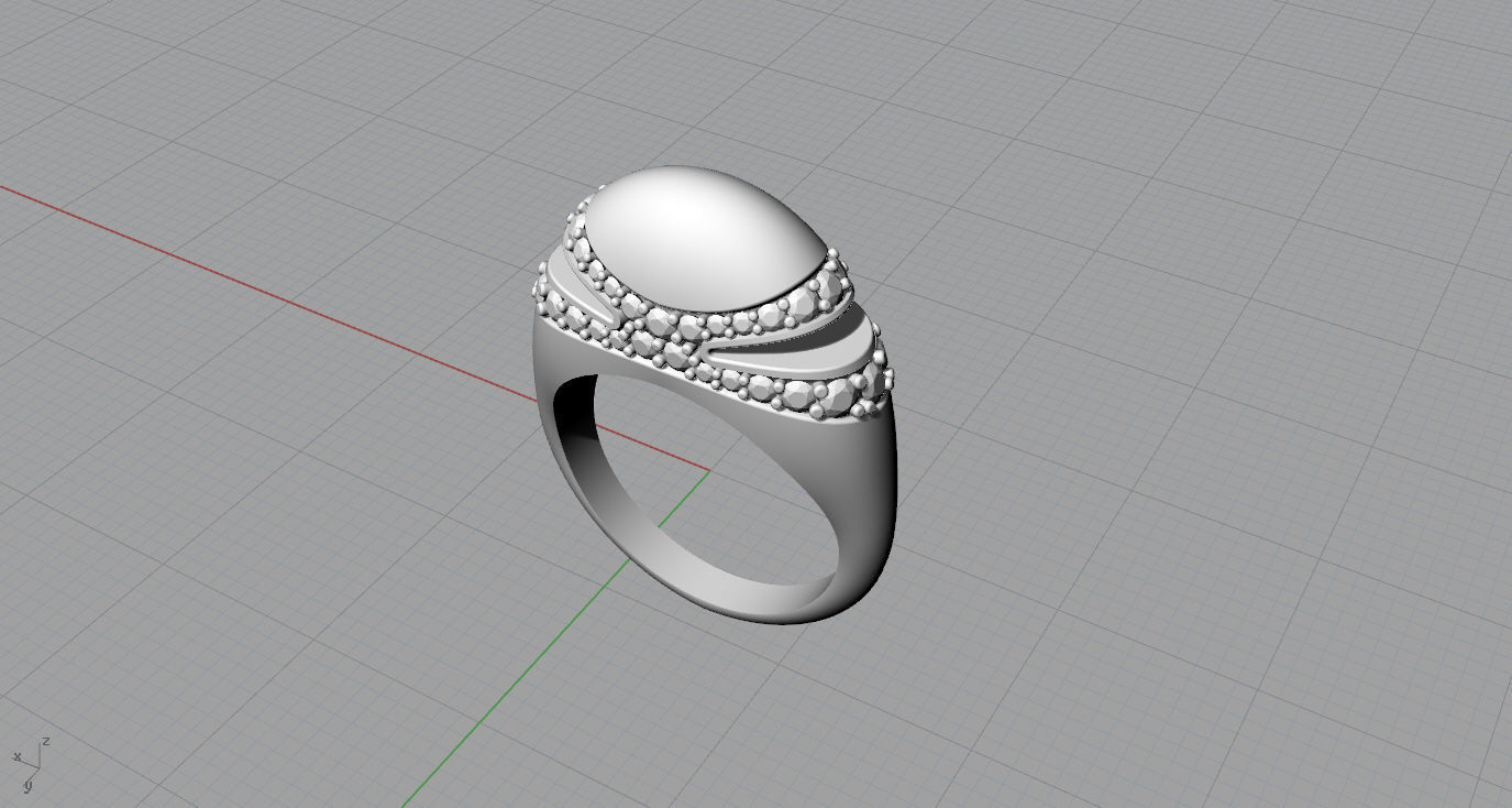 Bvlgari Ring 3D print model_13