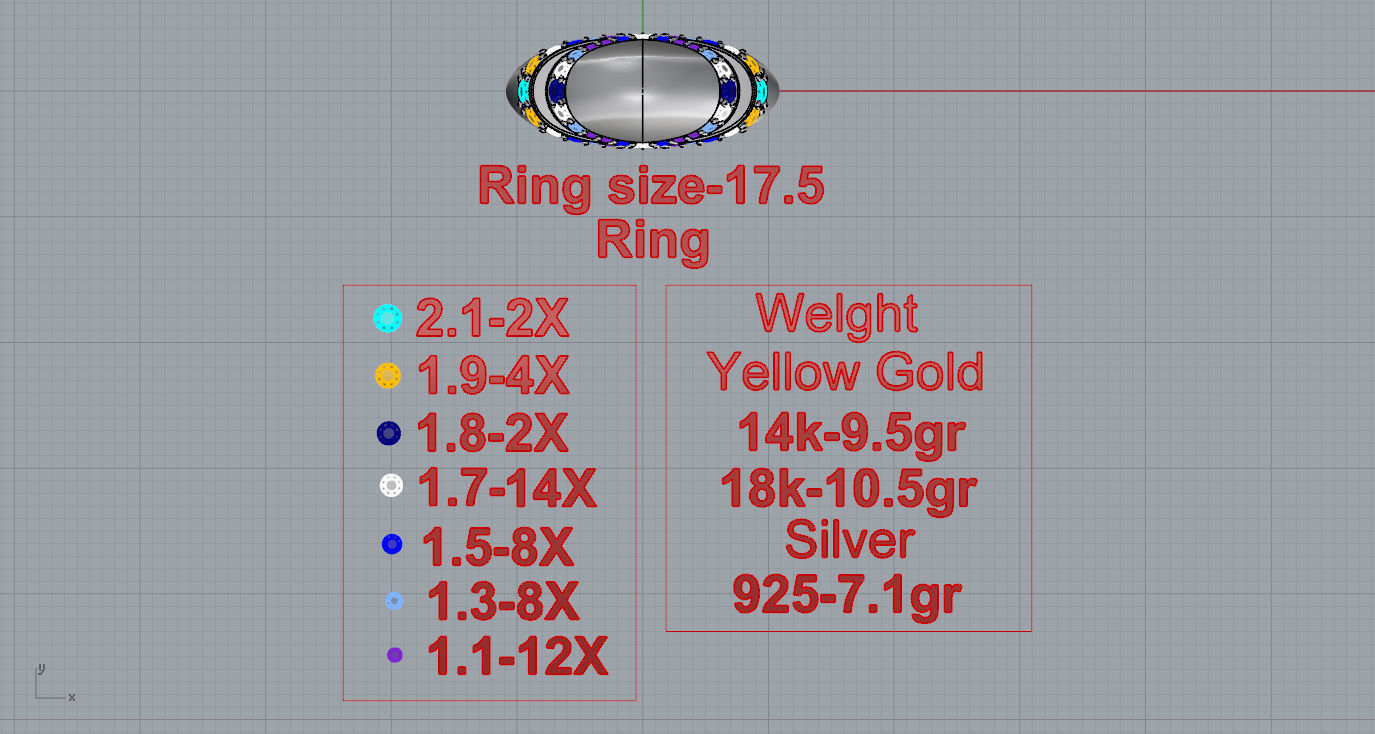 Bvlgari Ring 3D print model_3