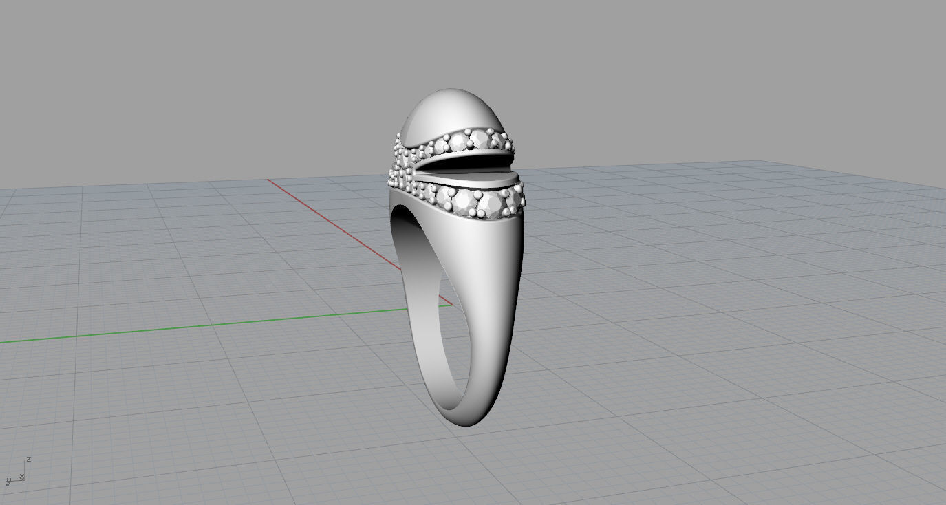 Bvlgari Ring 3D print model_14