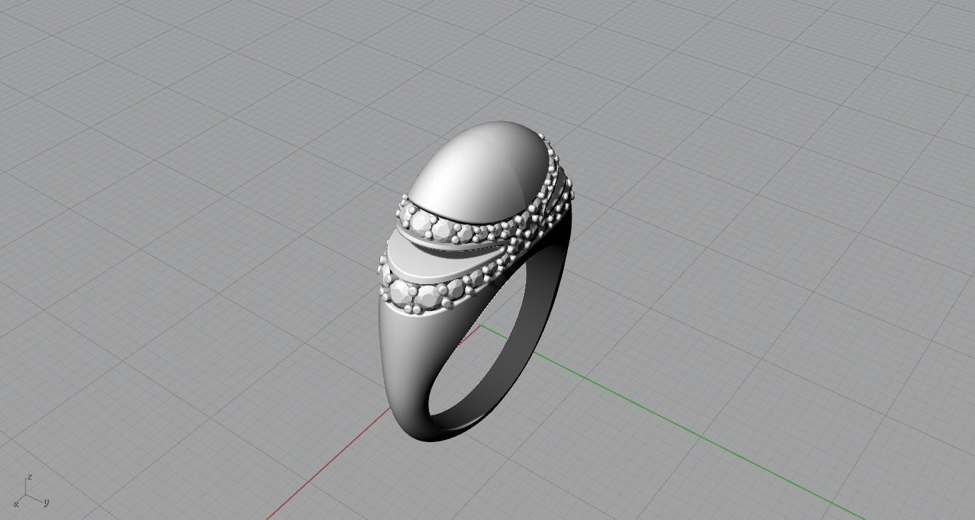 Bvlgari Ring 3D print model_12