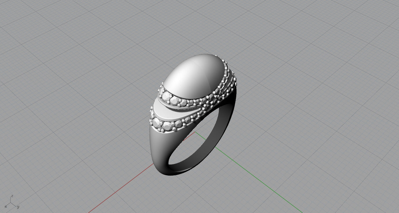 Bvlgari Ring 3D print model_8