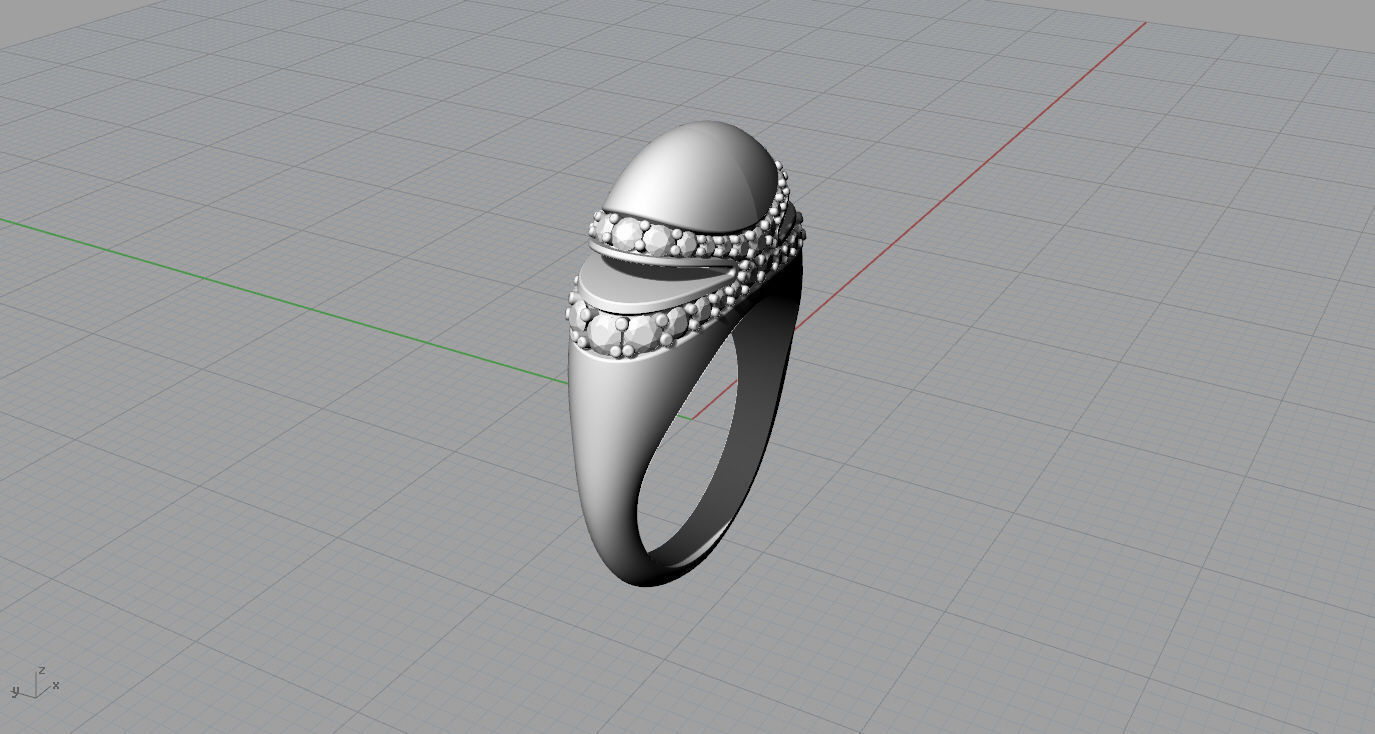 Bvlgari Ring 3D print model_6