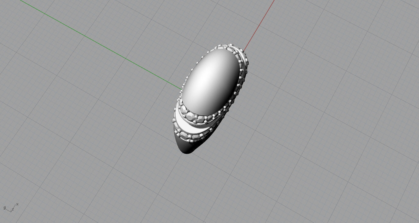 Bvlgari Ring 3D print model_7
