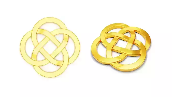 Celtic Infinity Knot - Endless knot Pendant