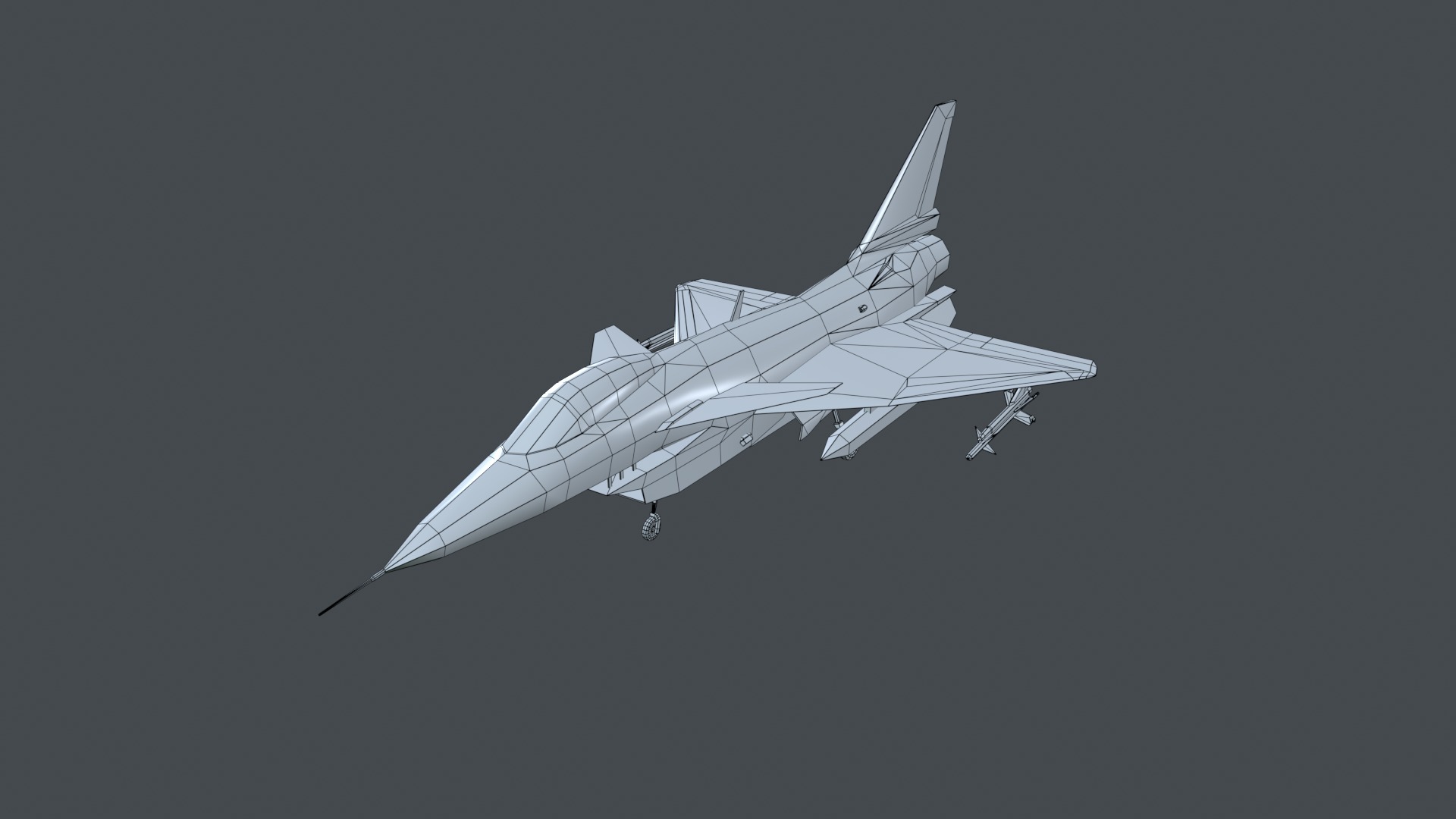 Asset - Army - J10 - 3D MODEL Low-poly Low-poly 3D model_31