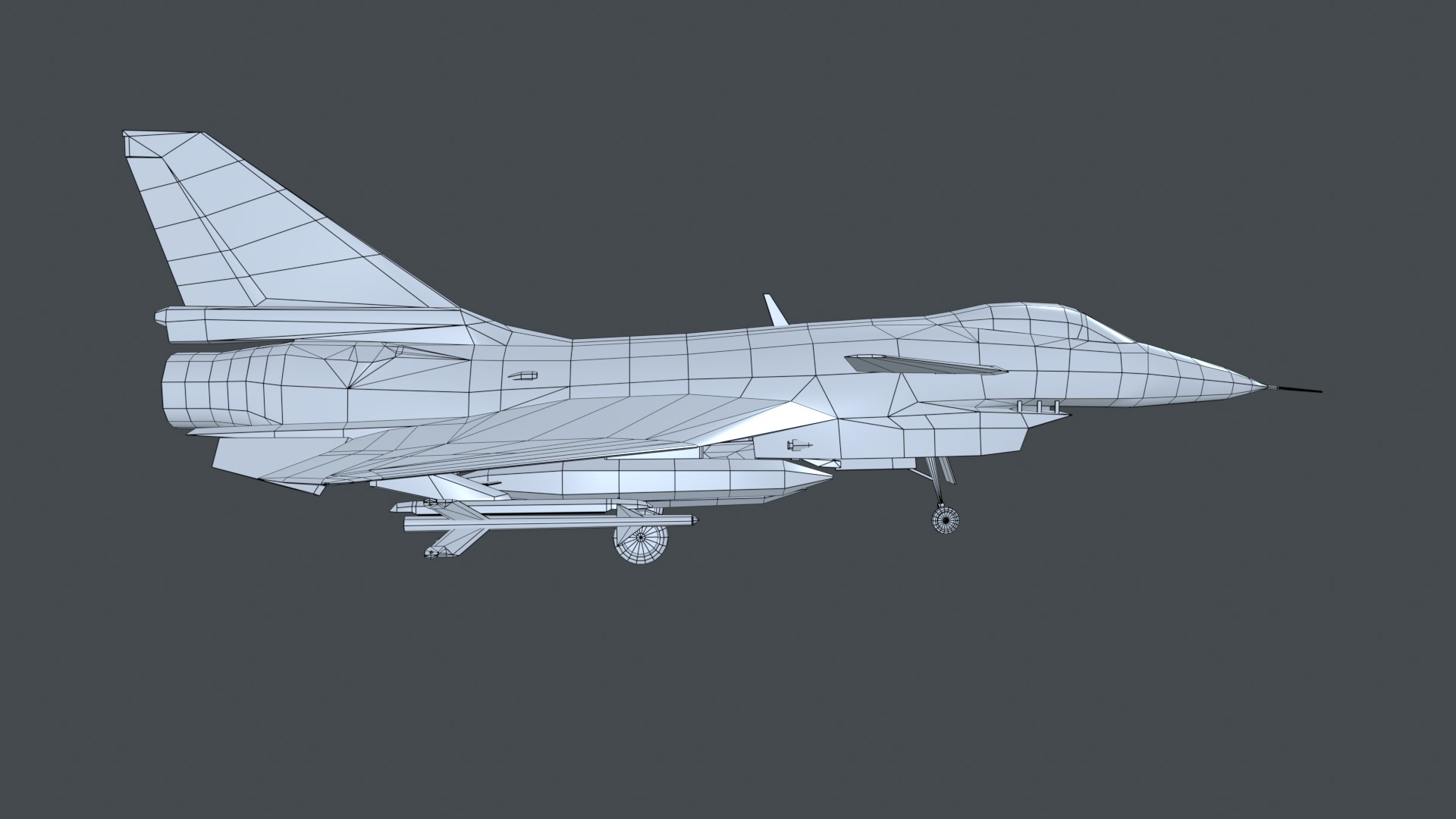 Asset - Army - J10 - 3D MODEL Low-poly Low-poly 3D model_23