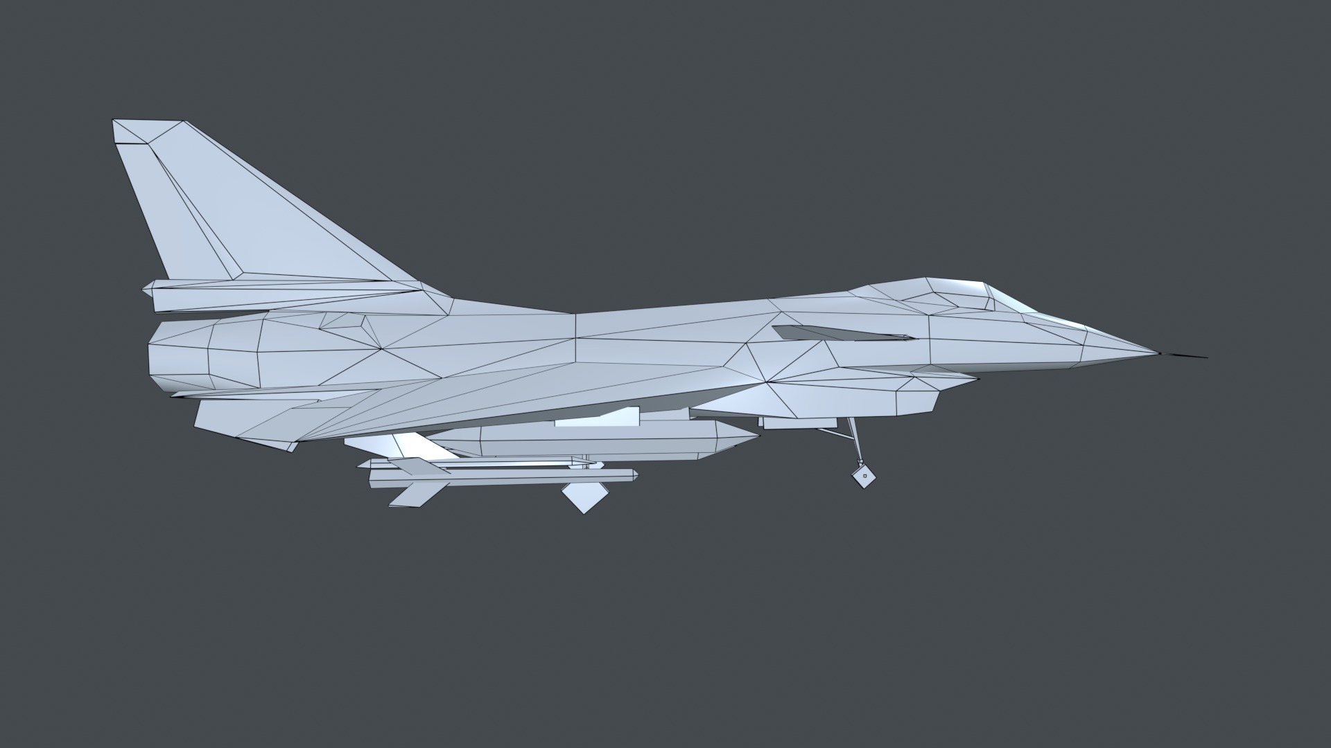 Asset - Army - J10 - 3D MODEL Low-poly Low-poly 3D model_53