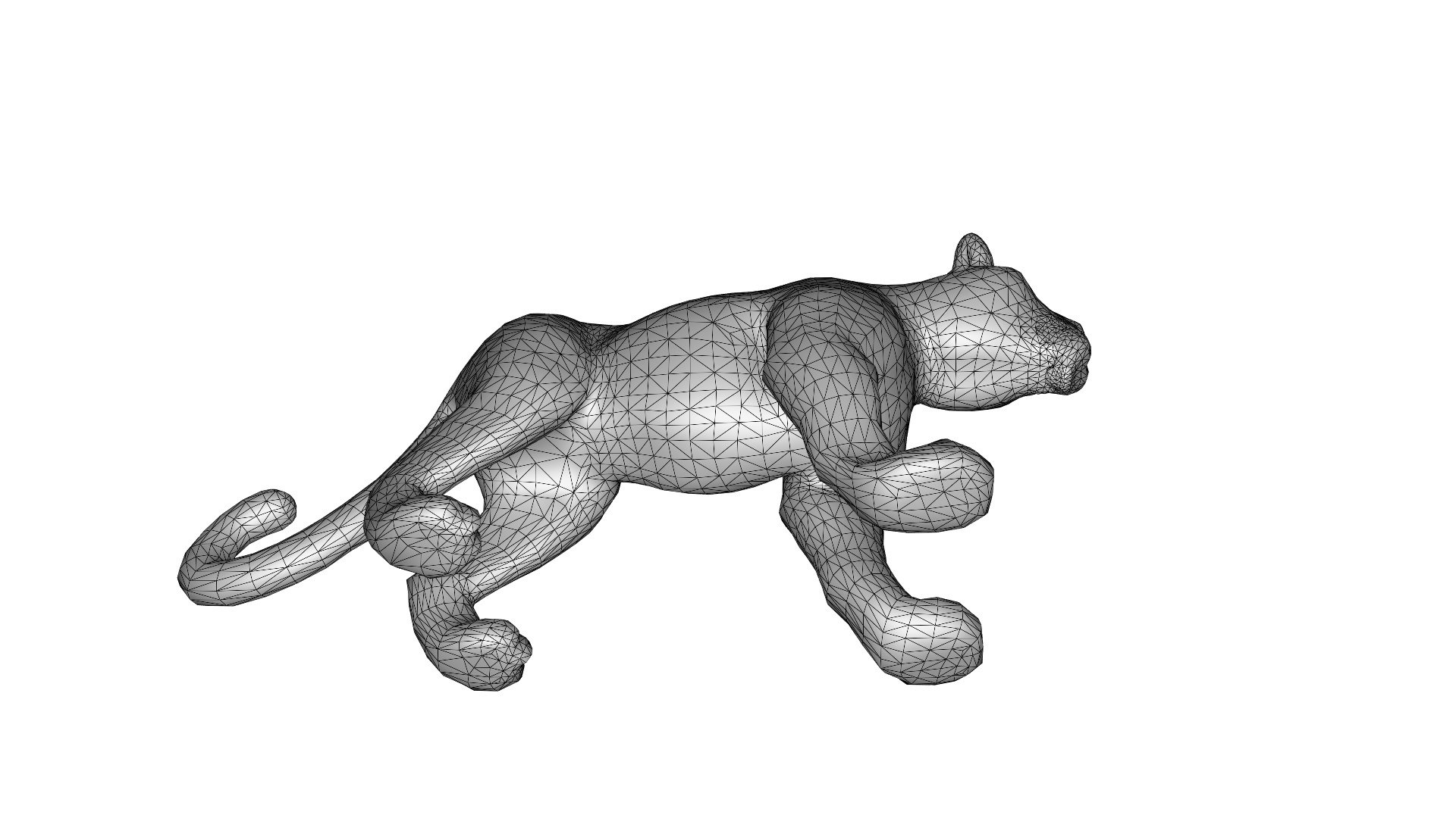 Leopard Realistic Low-poly 3D model_13