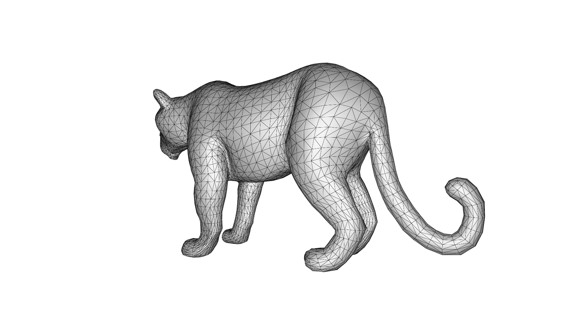 Leopard Realistic Low-poly 3D model_11
