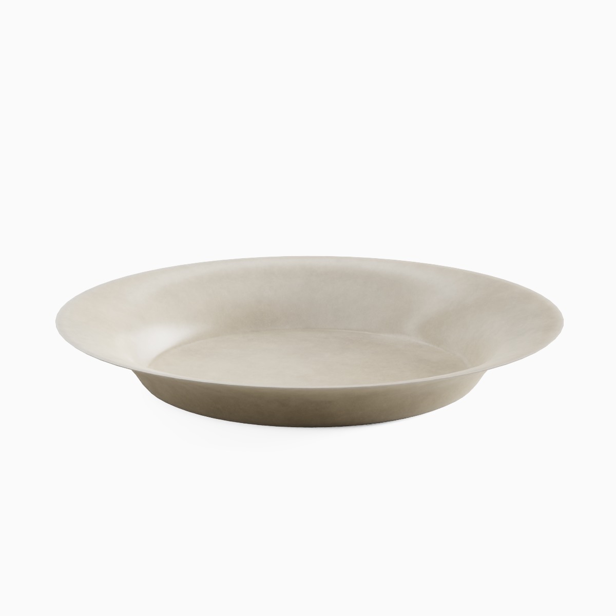 Empty Plate 01 Low-poly 3D model_2