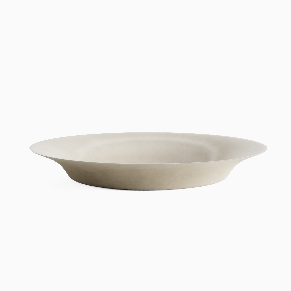 Empty Plate 01 Low-poly 3D model_1