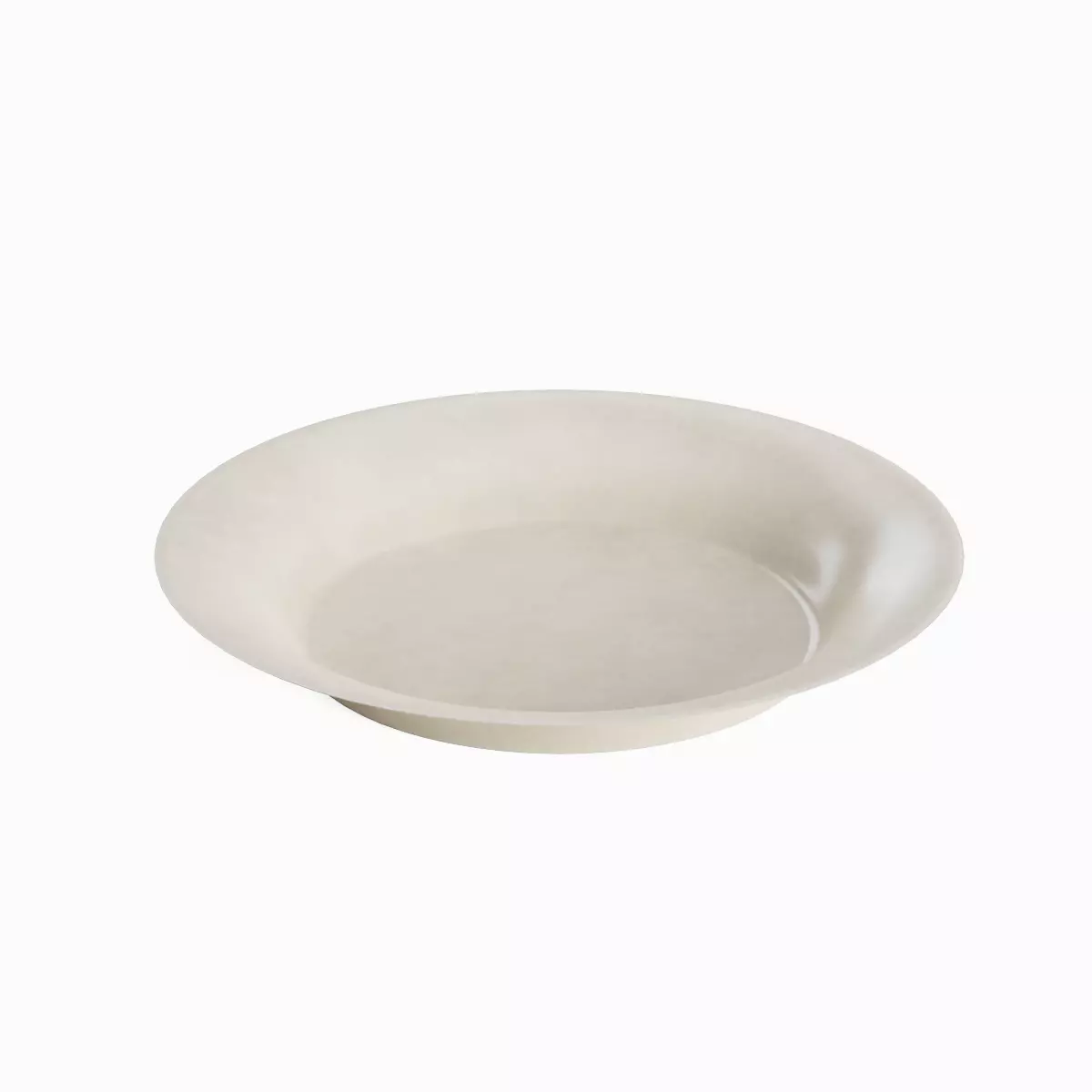 Empty Plate 01 Low-poly 3D model_0