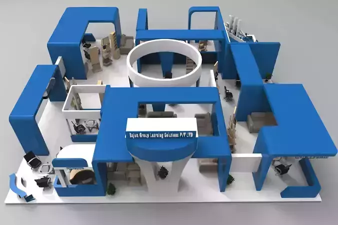 Stall Model 3D model Stall Model 3D model