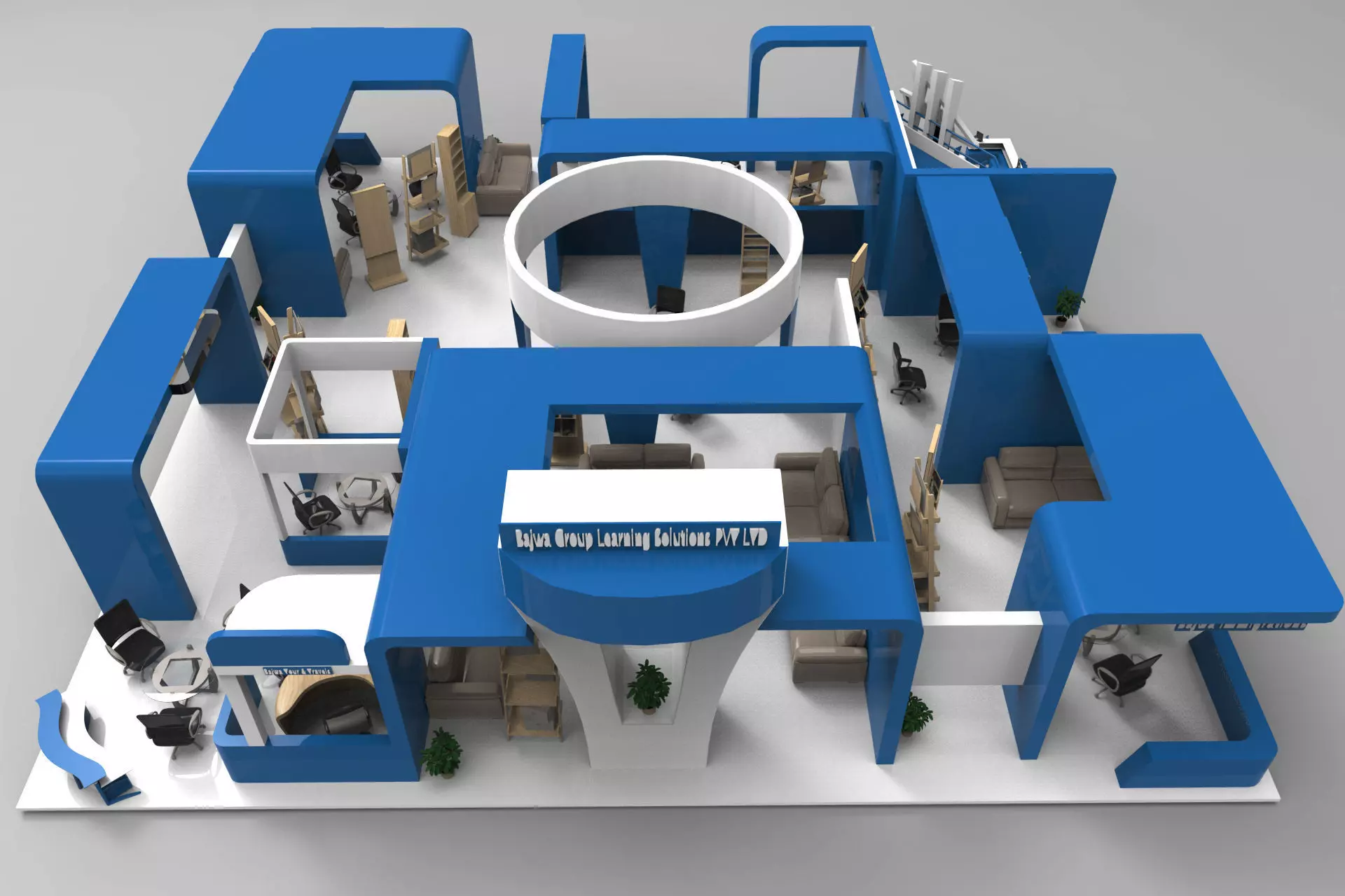 Stall Model 3D model_0