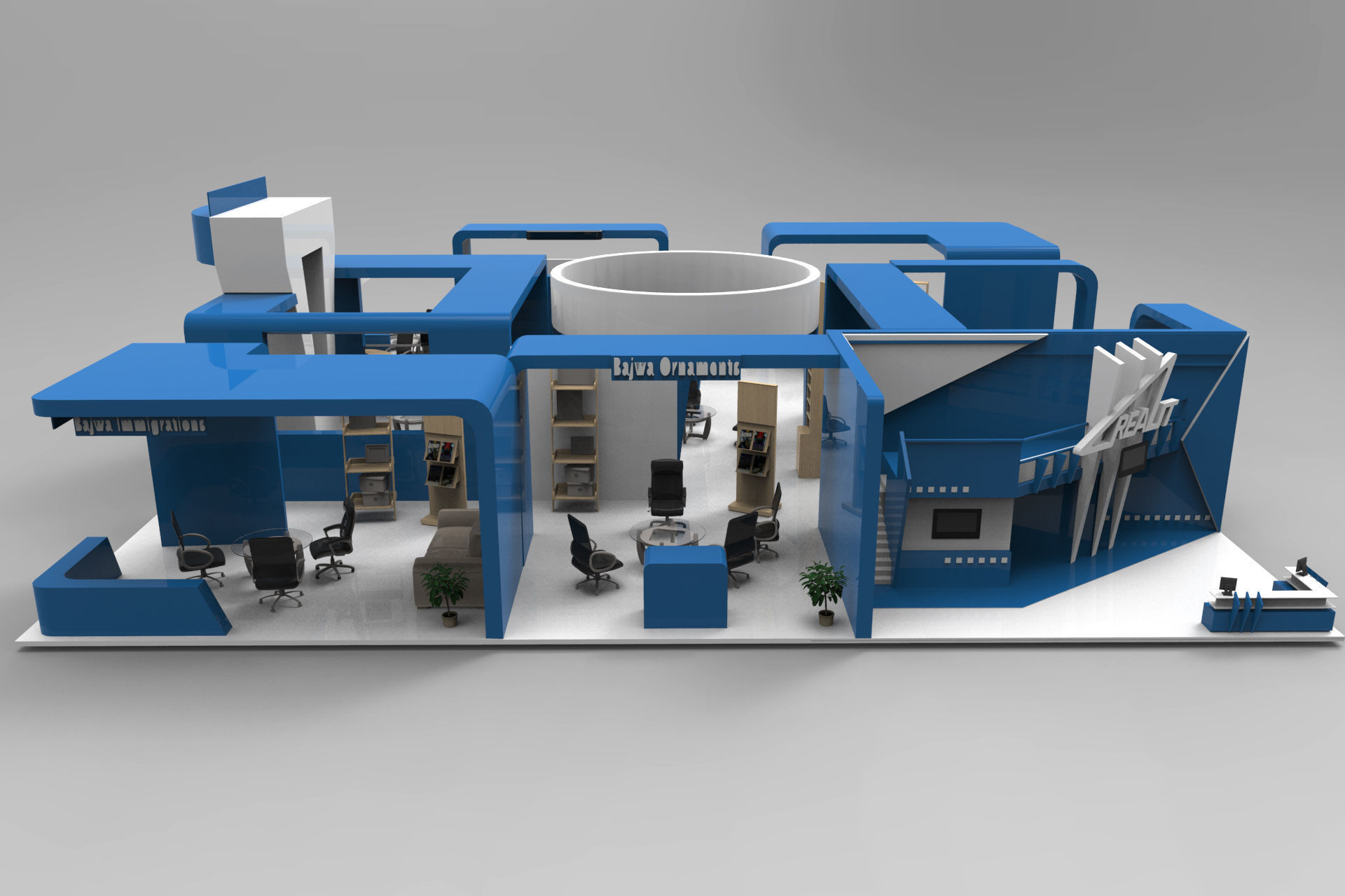 Stall Model 3D model_4