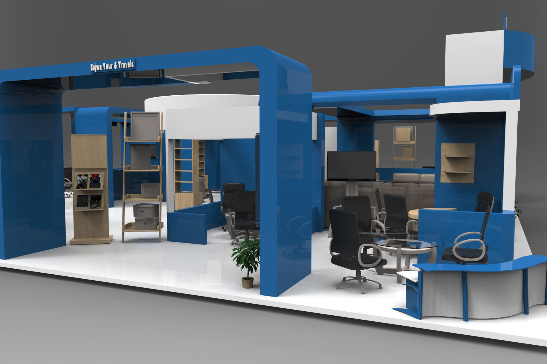 Stall Model 3D model_8