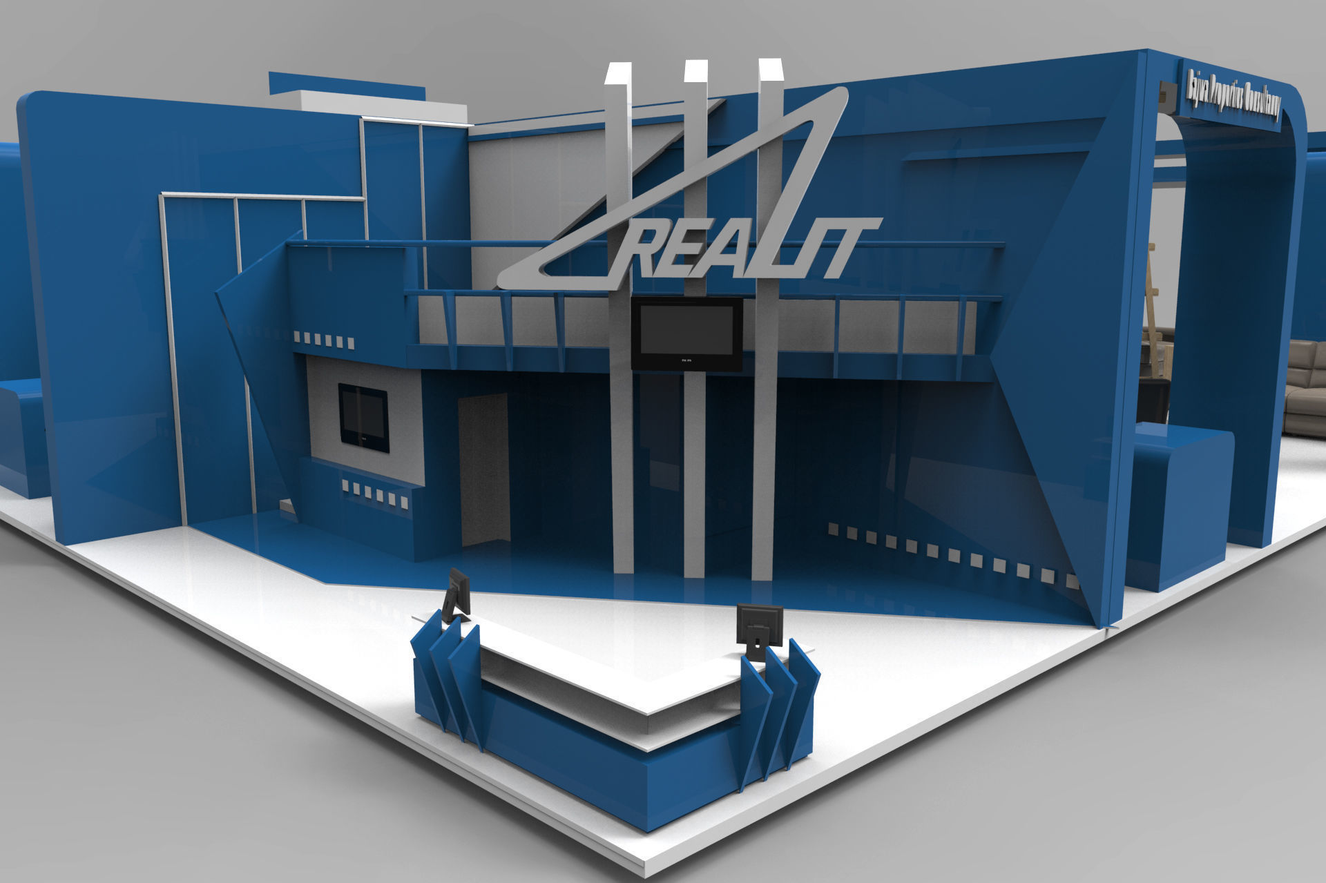 Stall Model 3D model_6