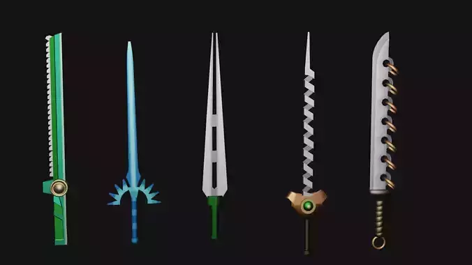 Anime swords