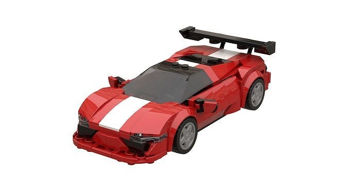 MocBricks3D - Lego Sport-Car Concept 1 3D print model