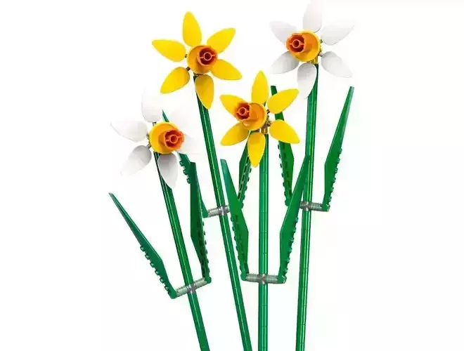 PixelBricks3D - Lego Daffodils  3D print model