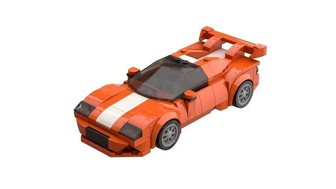 MocBricks3D - Lego Sport-Car Concept 2 3D print model