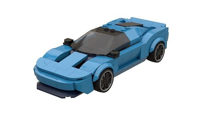MocBricks3D - Lego Sport-Car Concept 3 3D print model