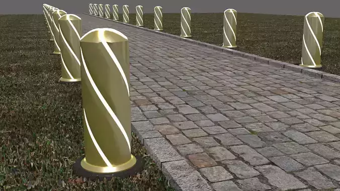 garden lighting 3D model