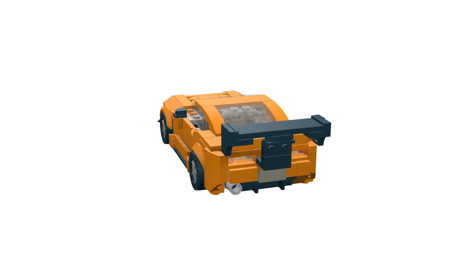 MocBricks3D - Lego Toyota Supra Mk8  3D print model_38
