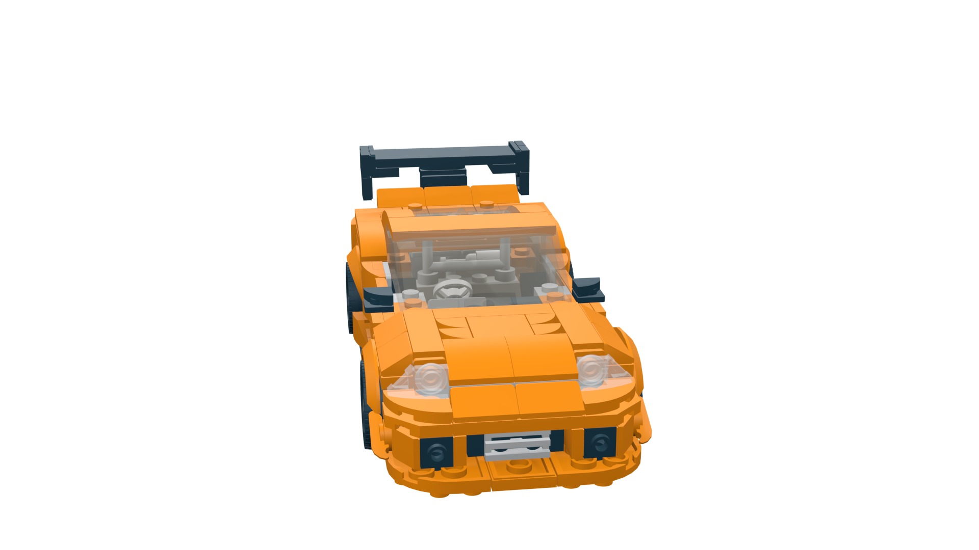 MocBricks3D - Lego Toyota Supra Mk8  3D print model_15