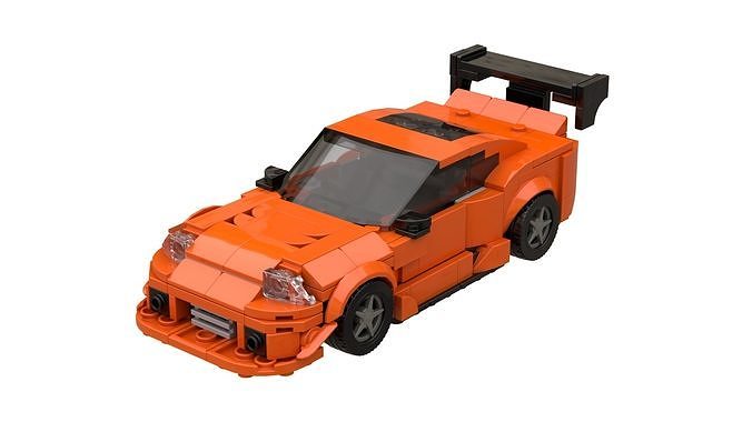 MocBricks3D - Lego Toyota Supra Mk8  3D print model