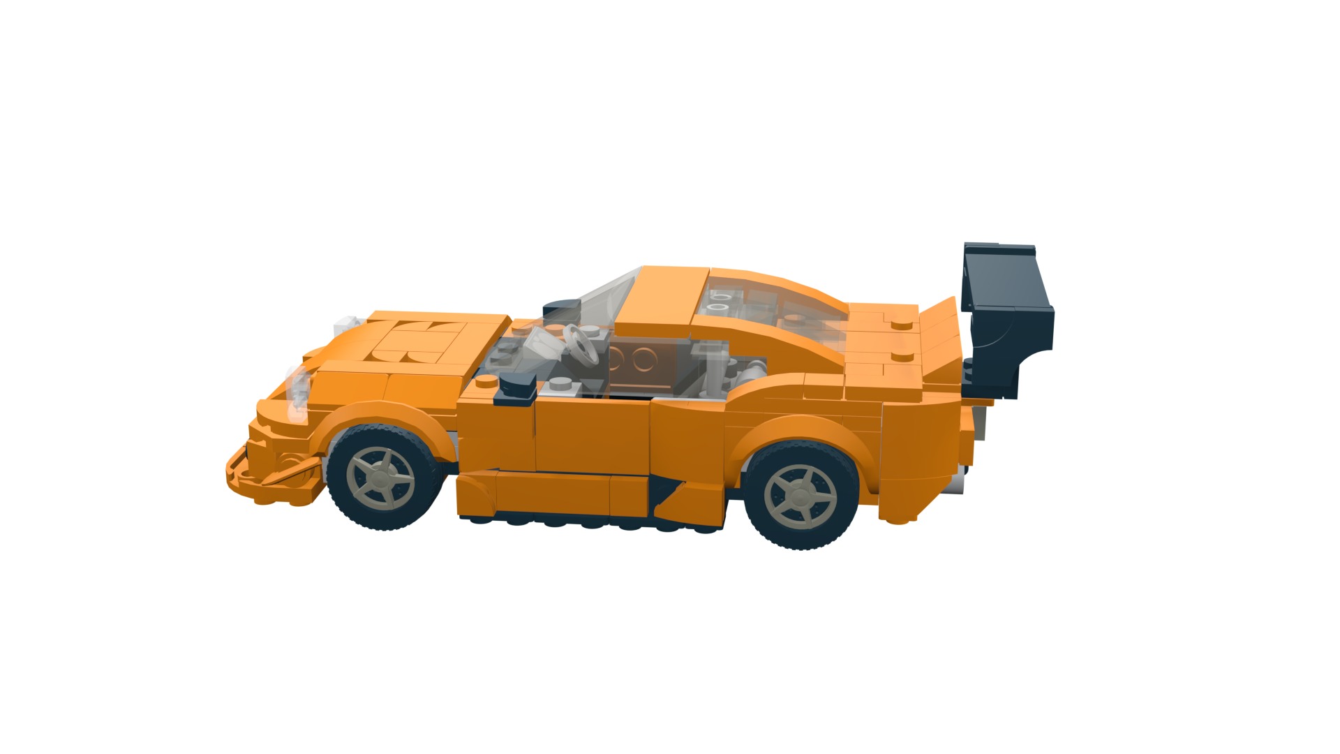 MocBricks3D - Lego Toyota Supra Mk8  3D print model_46