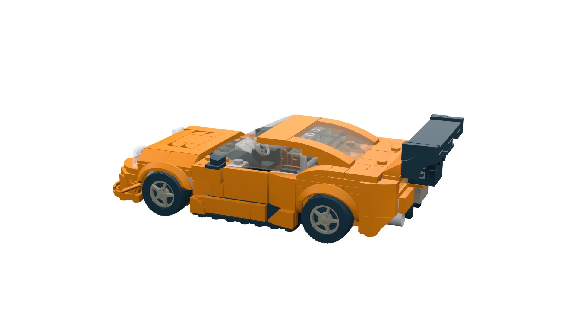 MocBricks3D - Lego Toyota Supra Mk8  3D print model_44