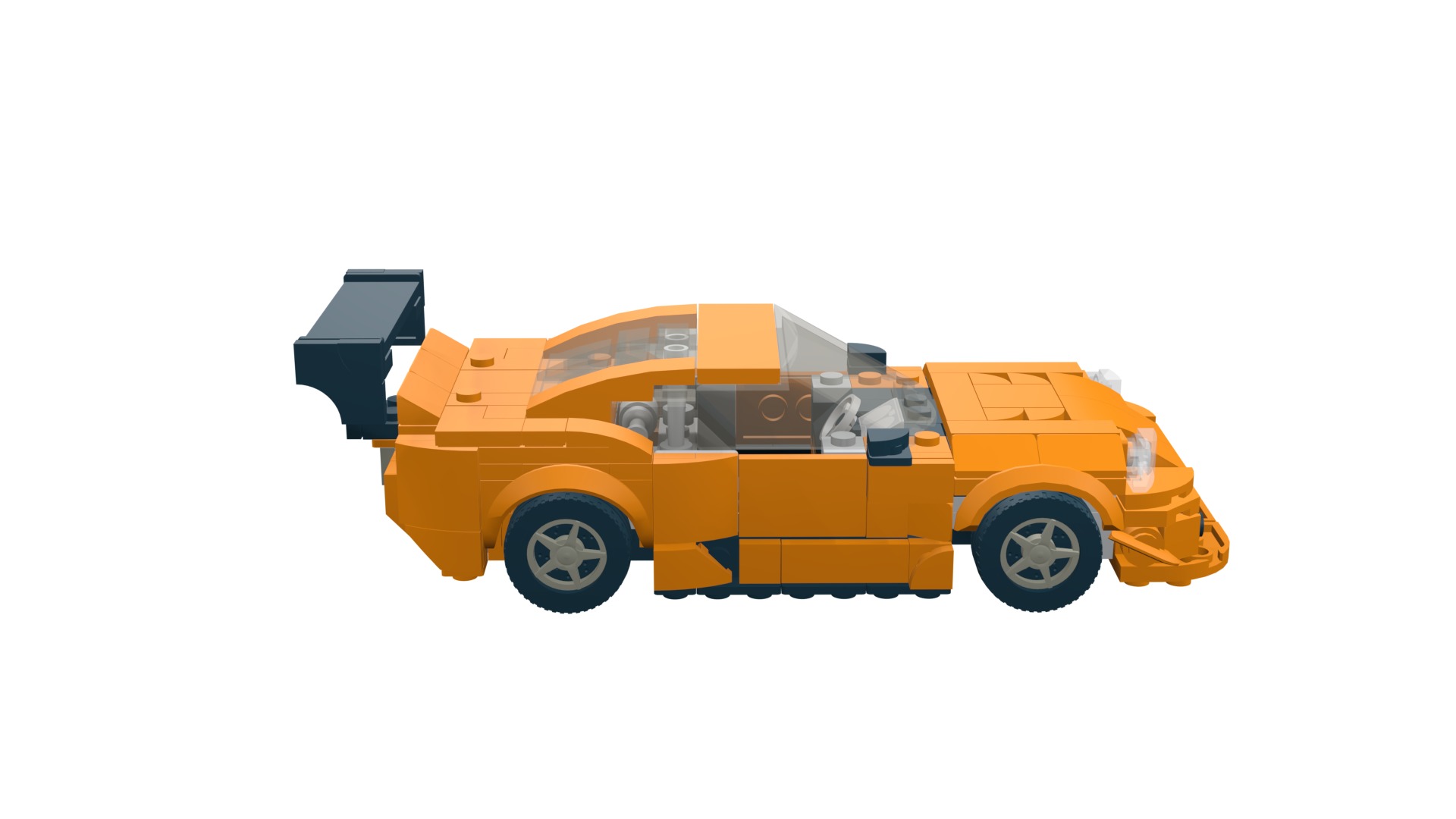 MocBricks3D - Lego Toyota Supra Mk8  3D print model_25