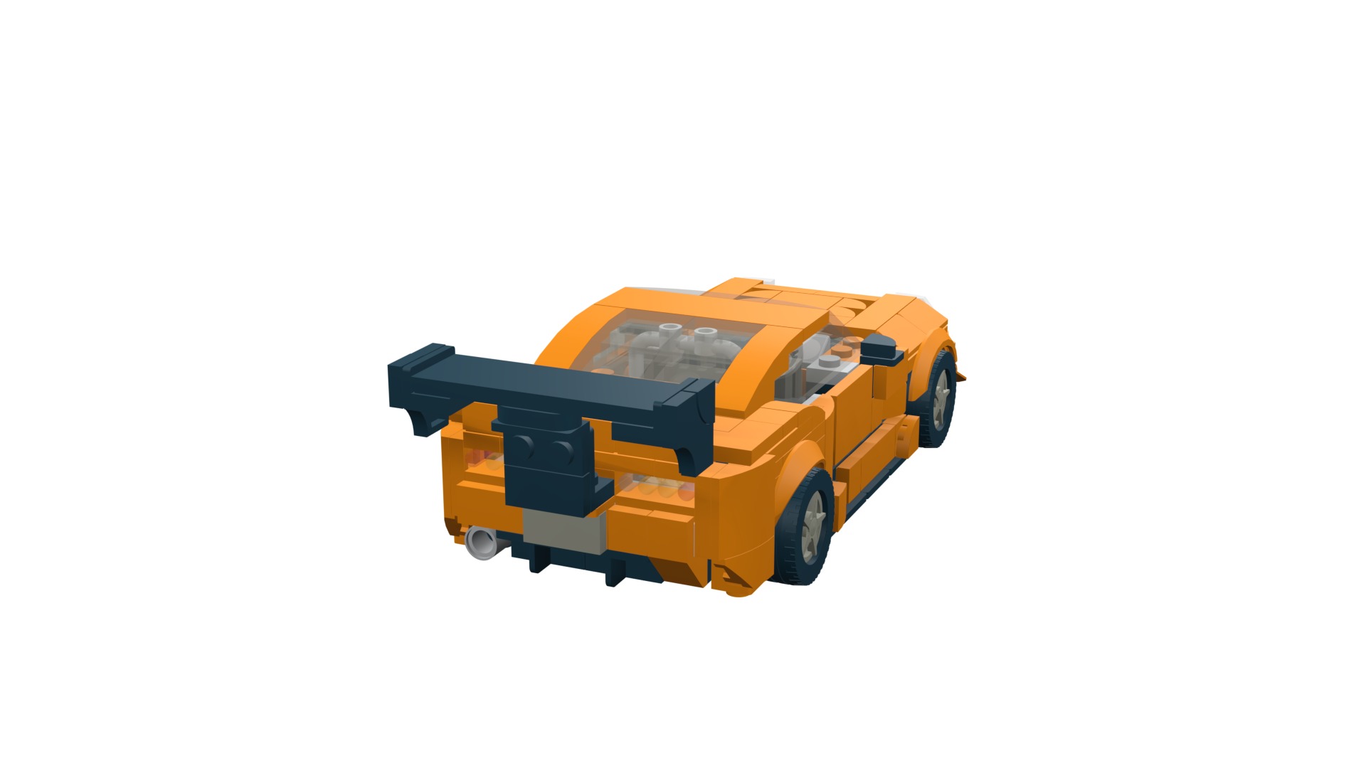 MocBricks3D - Lego Toyota Supra Mk8  3D print model_33