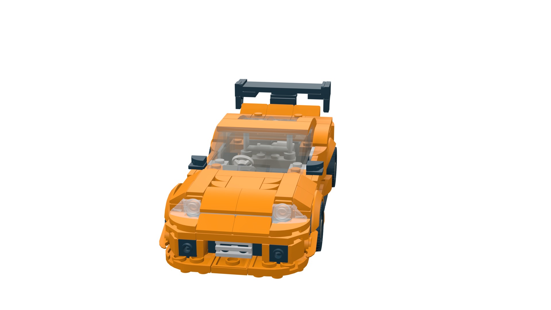 MocBricks3D - Lego Toyota Supra Mk8  3D print model_13
