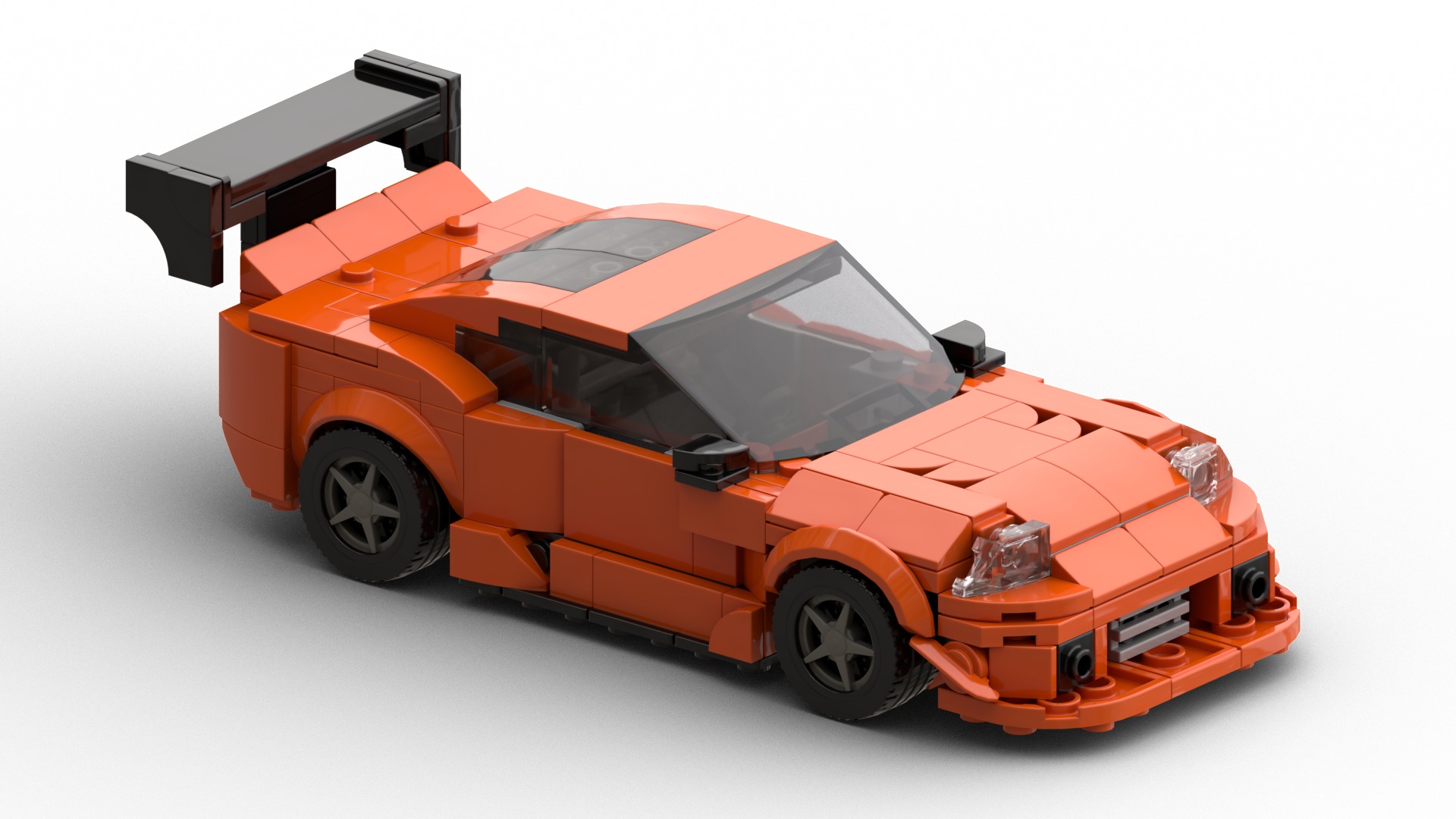 MocBricks3D - Lego Toyota Supra Mk8  3D print model_3