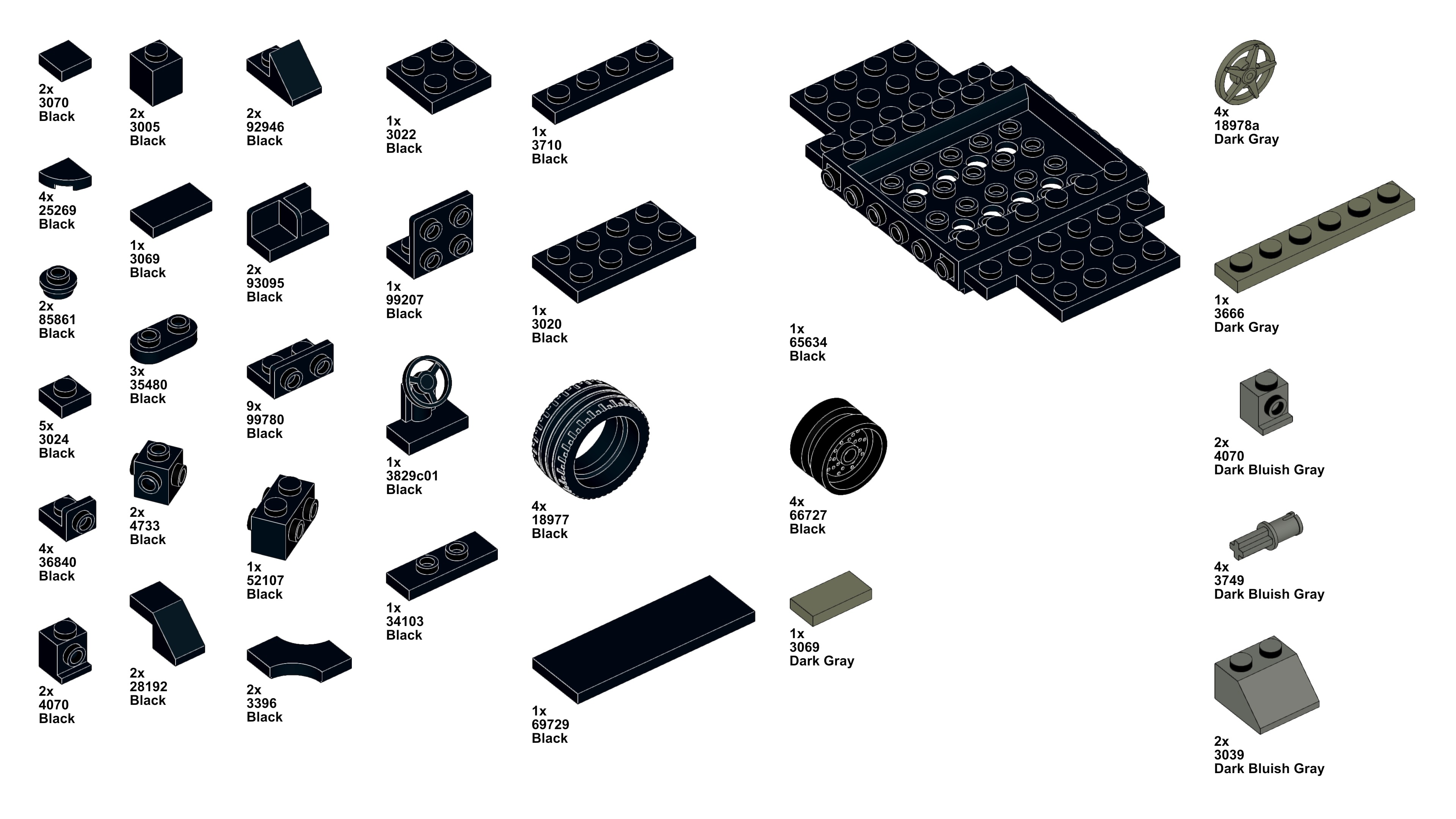 MocBricks3D - Lego Toyota Supra Mk8  3D print model_5