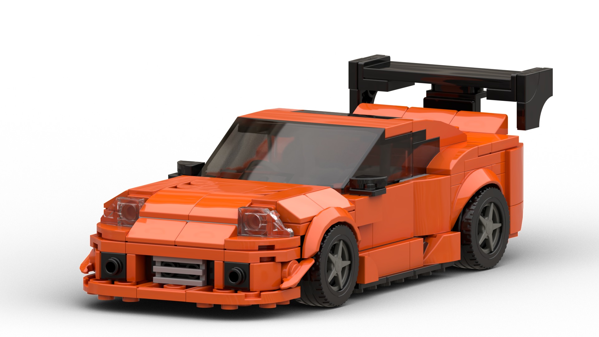 MocBricks3D - Lego Toyota Supra Mk8  3D print model_4