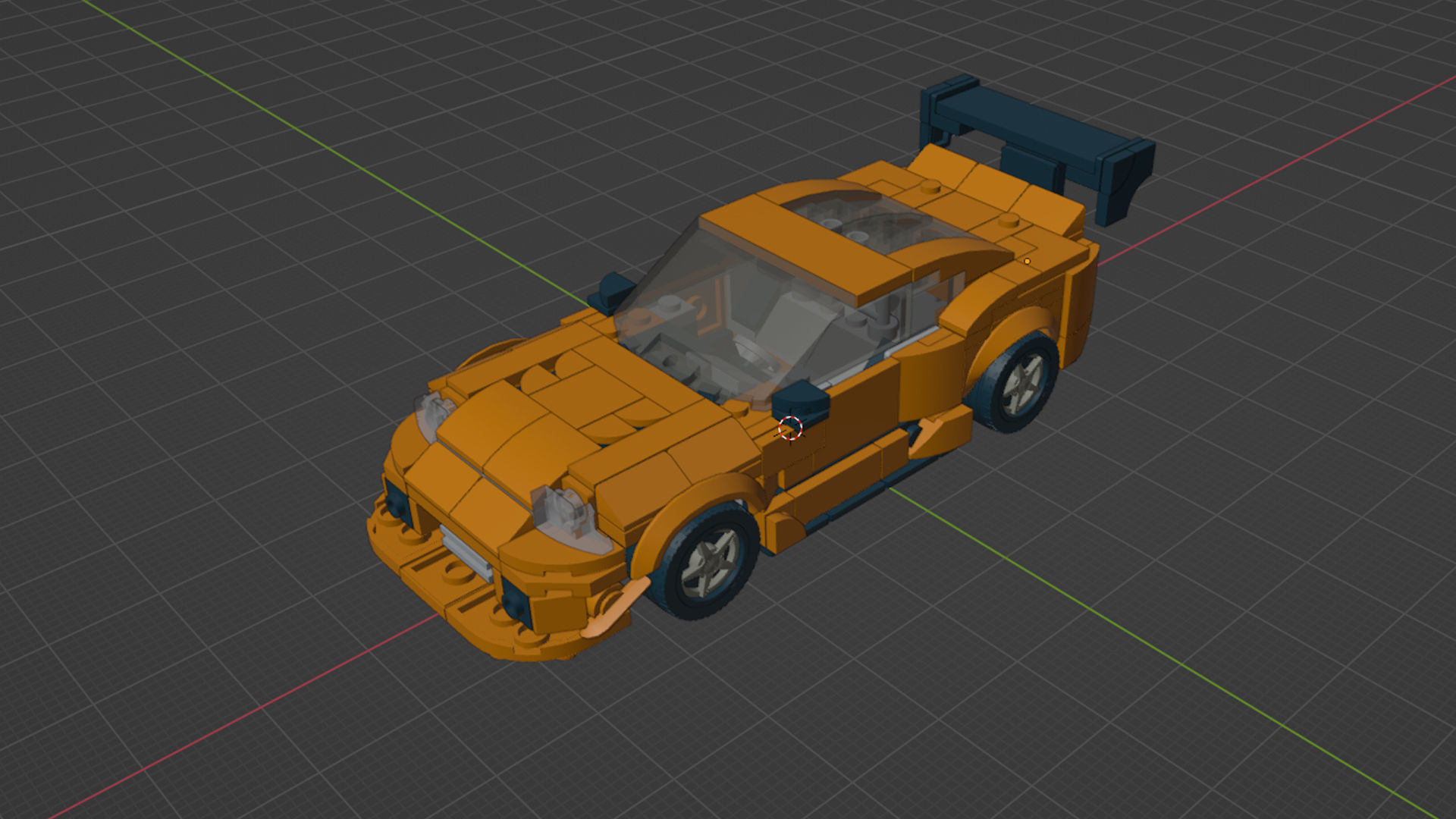 MocBricks3D - Lego Toyota Supra Mk8  3D print model_9