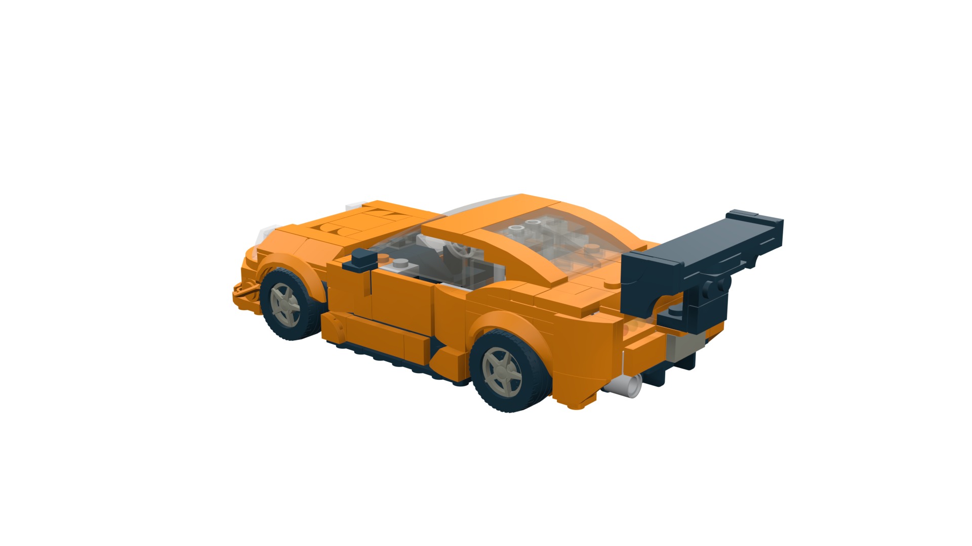 MocBricks3D - Lego Toyota Supra Mk8  3D print model_42