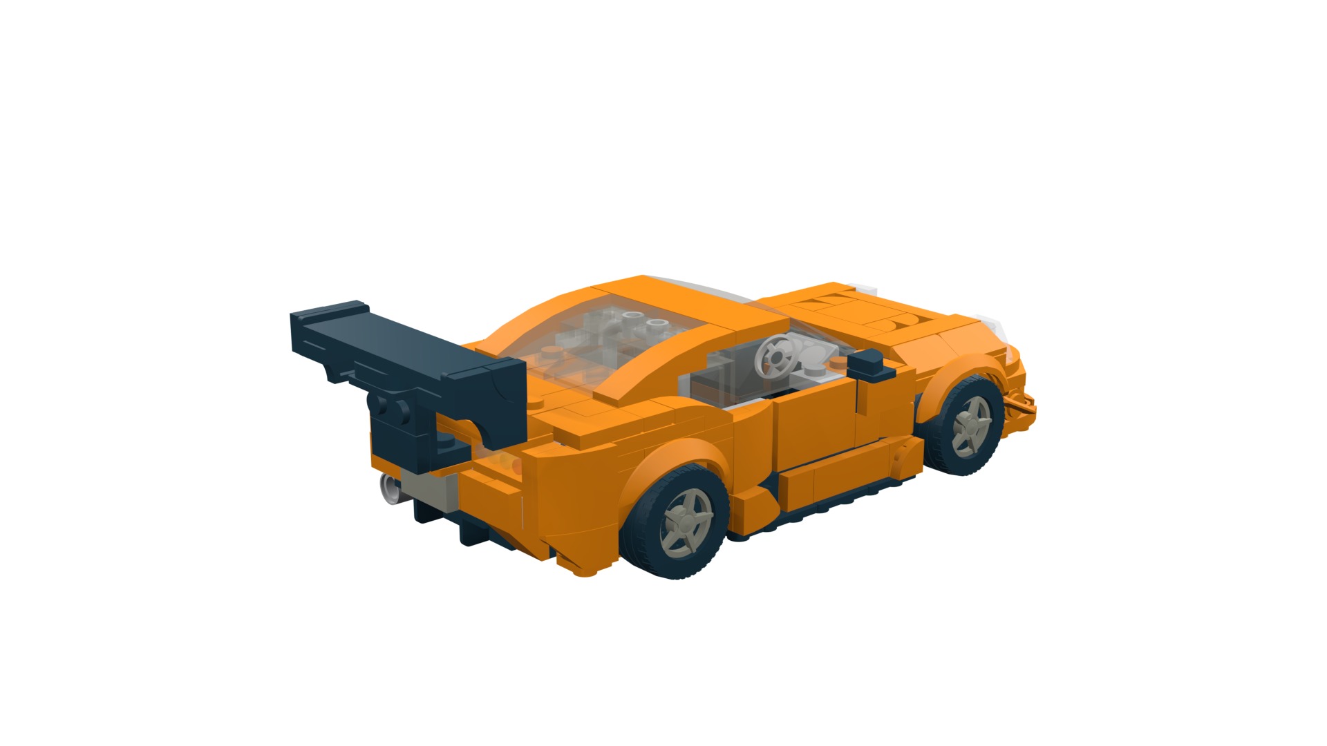 MocBricks3D - Lego Toyota Supra Mk8  3D print model_30